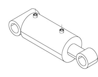 Miller Hydraulic Cylinder 9055