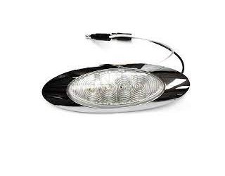 Miller Millennium Marker Light - RED Clear Lens