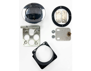 Miller Door Latch Retrofit Kit, D-Paddle, Single Latch