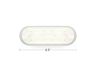 Landoll Clear/Red S/T/T Oval