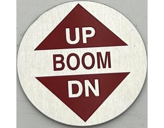 Miller Chevron Decal - Boom Up/Down (Red)