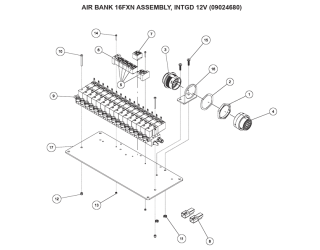 Air Bank 16FXN Assembly, Integrated 12V (09024680)