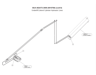 Underlift Extend Cylinder Hydraulic Lines
