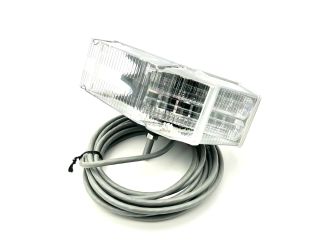 Miller Whelen Micro Edge Pod Clear Lens, Amber LED