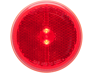 Optronics Round 2.5" Marker Light Red