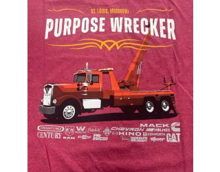 Purpose Retro Shirt Red XL